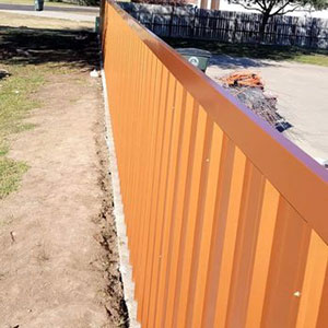Backyard Fence Installation
